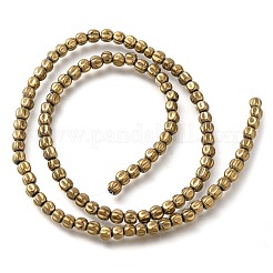 Electroplated Synthetic Non-magnetic Hematite Beads Strands&nbsp;G-C154-A01-01A