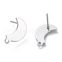 Non-Tarnish 304 Stainless Steel Stud Earring Findings&nbsp;STAS-K212-03P