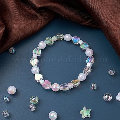 Eco-Friendly Transparent & Opaque Poly Styrene Acrylic Beads Set&nbsp;DIY-YW0005-04