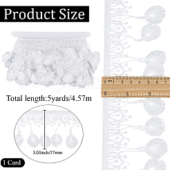 5Yards Polyester Lace Edge Trim Ribbon&nbsp;OCOR-CY0004-36A
