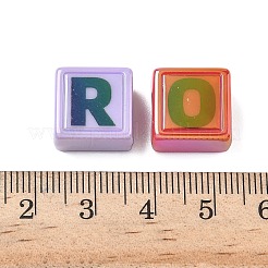 Opaque UV Plating Acrylic Beads&nbsp;PACR-Z002-02