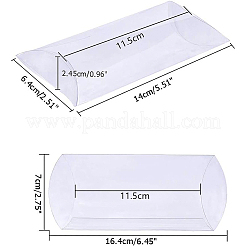 PVC Plastic Pillow Boxes&nbsp;CON-WH0068-26