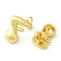 Rack Plating Brass Earrings&nbsp;EJEW-S222-01G-F