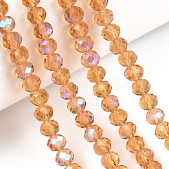 Electroplate Glass Beads Strands&nbsp;EGLA-A034-T1mm-L23
