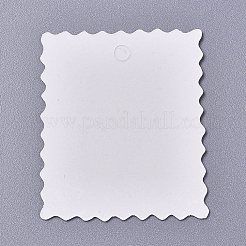 紙ギフトタグ  hange tags  美術工芸用  結婚式/バレンタインデー/感謝祭  バルーン付き長方形  ホワイト  49x40x0.4mm  穴：4mm&nbsp;LS-CDIS-E006-01