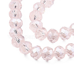 Electroplate Glass Beads Strands&nbsp;LS-EGLA-A034-T6mm-A03
