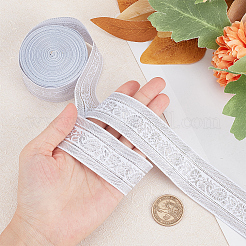 7M Flat Ethnic Style Polyester Ribbons&nbsp;OCOR-WH0003-010B