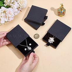 Cardboard Jewelry Set Drawer Boxes&nbsp;CON-WH0099-76B