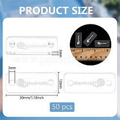 50Pcs Acrylic Knitting&nbsp;DIY-BC0013-75