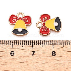Christmas Theme Alloy Enamel Pendants&nbsp;ENAM-T020-10V