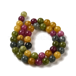 Natural Dyed White Jade Beads Strands&nbsp;G-M402-C03-23