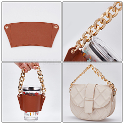 PU Leather Heat Resistant Reusable Cup Sleeve&nbsp;AJEW-WH0326-39A