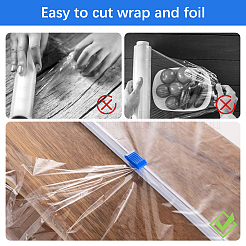 Plastic Reusable Cling Film Slide Cutter&nbsp;AJEW-CP0007-87A