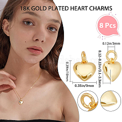 Brass Pendants&nbsp;KK-BBC0024-55A-G
