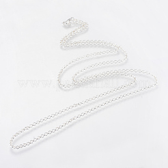 Iron Rolo Chains Necklace Making&nbsp;X-MAK-R015-45cm-S