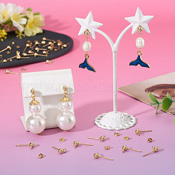 30Pcs 304 Stainless Steel Stud Earring Findings&nbsp;STAS-TA0003-25