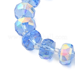 Transparent Electroplate Glass Beads Strands&nbsp;EGLA-P062-01A-AB02