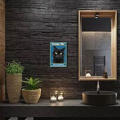 Rectangle Metal Iron Sign Poster&nbsp;AJEW-WH0157-374