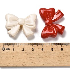 Spray Painted Opaque Acrylic Beads&nbsp;OACR-P030-03A-M