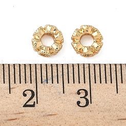 Brass Micro Pave Cubic Zirconia Beads&nbsp;KK-S350-05G