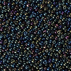 8/0 ガラスシードビーズ  アイリスラウンド  カラフル  3mm  穴：1mm  約10000個/ポンド&nbsp;SEED-A009-3mm-605