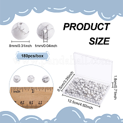 Natural Howlite Beads&nbsp;G-NB0001-04