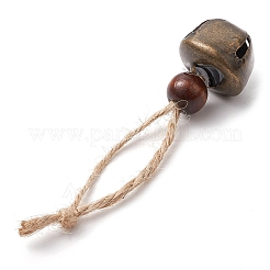 Iron Bell Pendant Decoration&nbsp;HJEW-JM02488-02