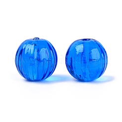 手作りのリブ付きランプワークビーズ  ラウンド  ミックスカラー  13.5~15mm  穴：0.8~2mm&nbsp;LAMP-N042-04