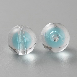 透明なアクリルビーズ  ラウンド  15.5mm  穴：2.2mm  10個/セット&nbsp;LS-OACR-CJC0001-22B