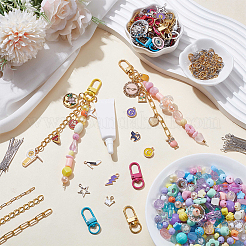 DIY Lip Gloss Keychain Findings Kits&nbsp;DIY-SP0007-51