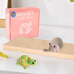 DIY Elephant and Sea Turtle Doll Crochet Kit&nbsp;DIY-TAC0001-84