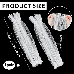 Polyester Detachable Mesh Puff Sleeves&nbsp;AJEW-WH0485-43B