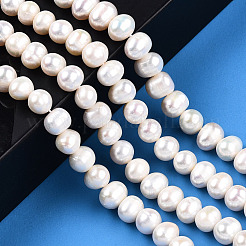 Natural Cultured Freshwater Pearl Beads Strands&nbsp;PEAR-N013-06F