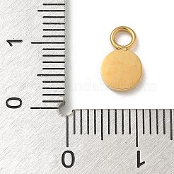 Ion Plating(IP) 304 Stainless Steel Enamel Charms&nbsp;STAS-G351-03G-02