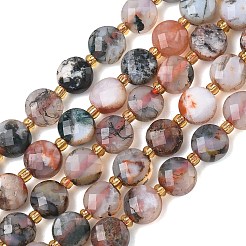 Natural Red Tree Agate Beads Strands&nbsp;G-K389-B89-01