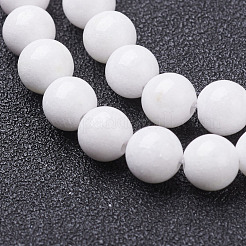 Natural Mashan Jade Round Beads Strands&nbsp;X-G-D263-6mm-XS01