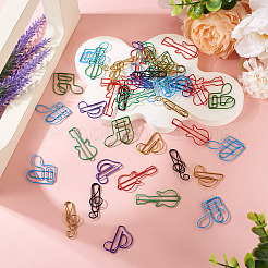 80Pcs 8 Styles PET Plastic/Metal Paper Clip&nbsp;AJEW-TA0003-05