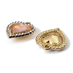 UV Plating Alloy Glass Pendants&nbsp;FIND-K032-16G