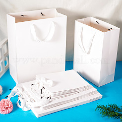15Pcs 3 Sizes Rectangle Paper Gift Storage Tote Bags with Handle&nbsp;ABAG-TA0001-73A