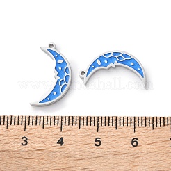 304 Stainless Steel Enamel Pendants&nbsp;STAS-M102-21P-05