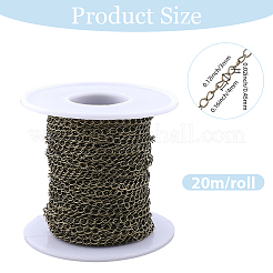 20M Brass Twisted Chains&nbsp;CHC-BM0001-01AB