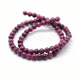 Natural Yellow Jade Beads Strands&nbsp;JBR8mm-11