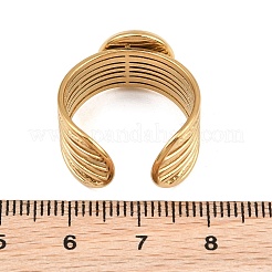 304 Stainless Steel Cuff Ring Components&nbsp;SA-CBA82C8-03B-G