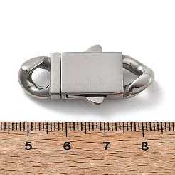 304 Stainless Steel Bayonet Clasps&nbsp;STAS-V008-28P