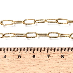 4MM 304 Stainless Steel Textured Paperclip Chain Necklaces for Man and Women&nbsp;SA-CBAB767-12G