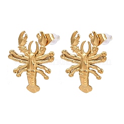 304 Stainless Steel Stud Earrings&nbsp;EJEW-A142-01G