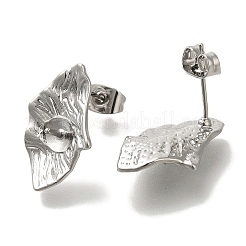 Brass Stud Earring Findings&nbsp;KK-K388-14P