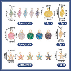 38Pcs 19 Styles  Alloy Pendants Charms&nbsp;FIND-HY0004-58
