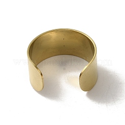 304 Stainless Steel Open Cuff Rings&nbsp;LS-RJEW-K258-03G