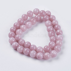 Natural Yellow Jade Beads Strands&nbsp;X-G-G598-10mm-YXS-05